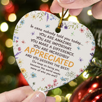 You Are Amazing - Ceramic Ornament