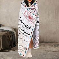 You Are Beautiful And Kind - Personalized Photo Wearable Blanket Hoodie