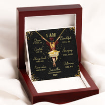 You Are Chosen Bible - Personalized Graduation Cap Pendant Necklace With Birthstone