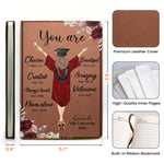 You Are Chosen Created Loved Graduated - Personalized Leather Journal