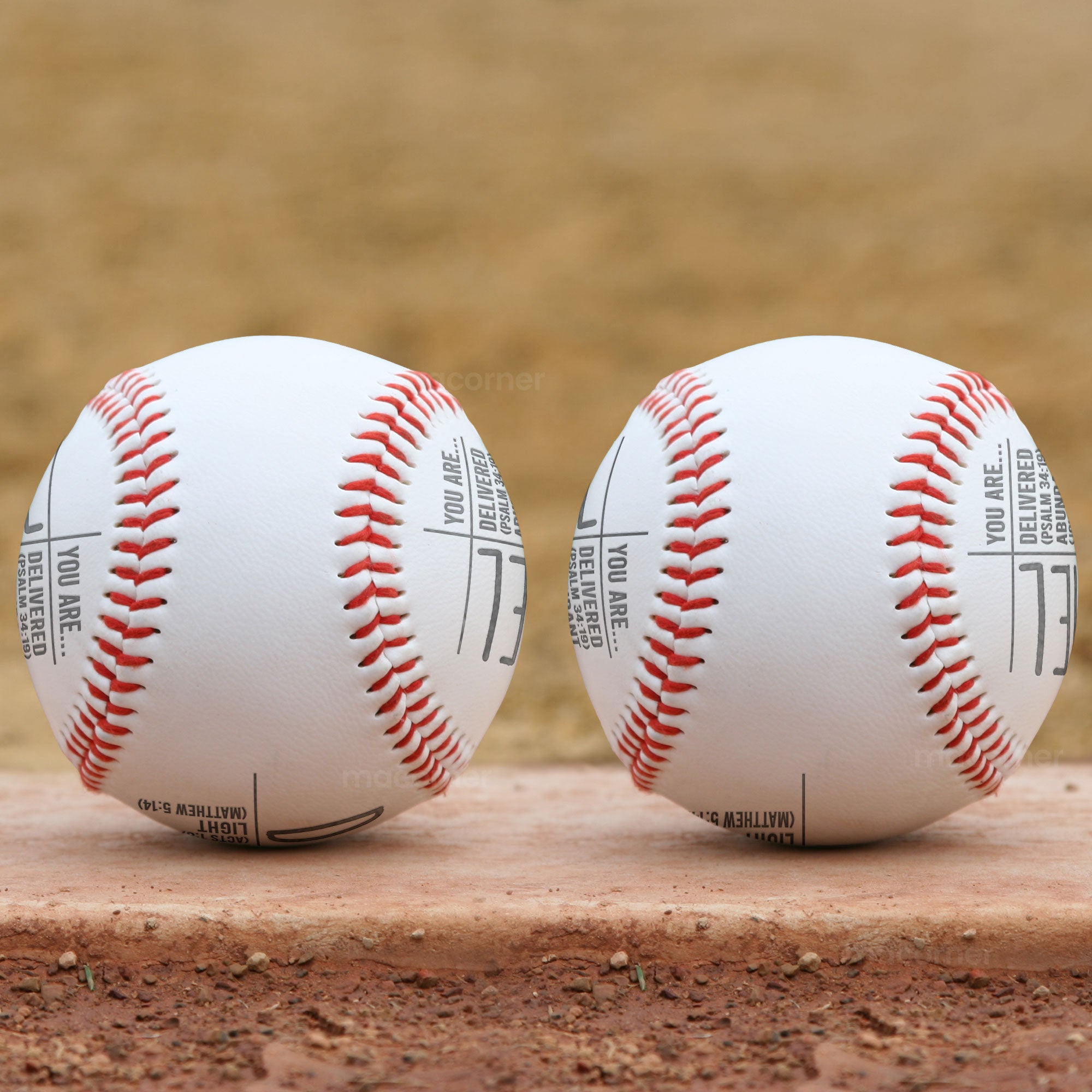You Are Custom Name Bible Verses - Personalized Baseball