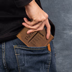 You Are Custom Name Bible Verses - Personalized Leather Wallet