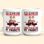 You Are My Favorite By Far Christmas Gift For Couples - Personalized Mug