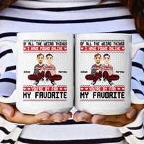 You Are My Favorite By Far Christmas Gift For Couples - Personalized Mug