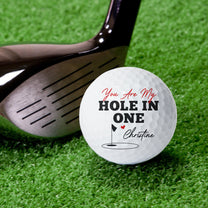 You Are My Hole In One Best Husband Boyfriend By Par Golfer - Personalized Photo Golf Ball