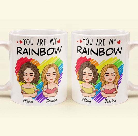 You Are My Rainbow - Personalized Mug