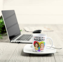 You Are My Rainbow - Personalized Mug