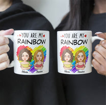 You Are My Rainbow - Personalized Mug