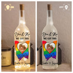 You Are My Rainbow - Personalized Photo Bottle Lamp