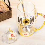You Are My Sunshine - Personalized Enamel Flower Tea Cup
