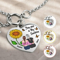 You Are My Sunshine - Personalized Heart Bracelet