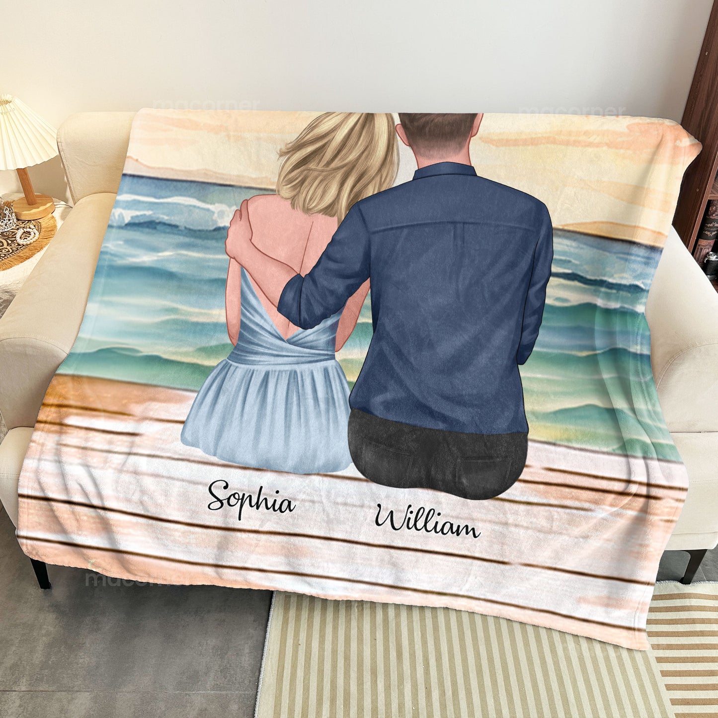 You Are My Today And All Of My Tomorrows - Personalized Blanket