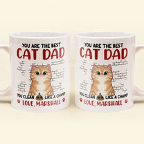 You Are The Best Cat Dad - Personalized Mug