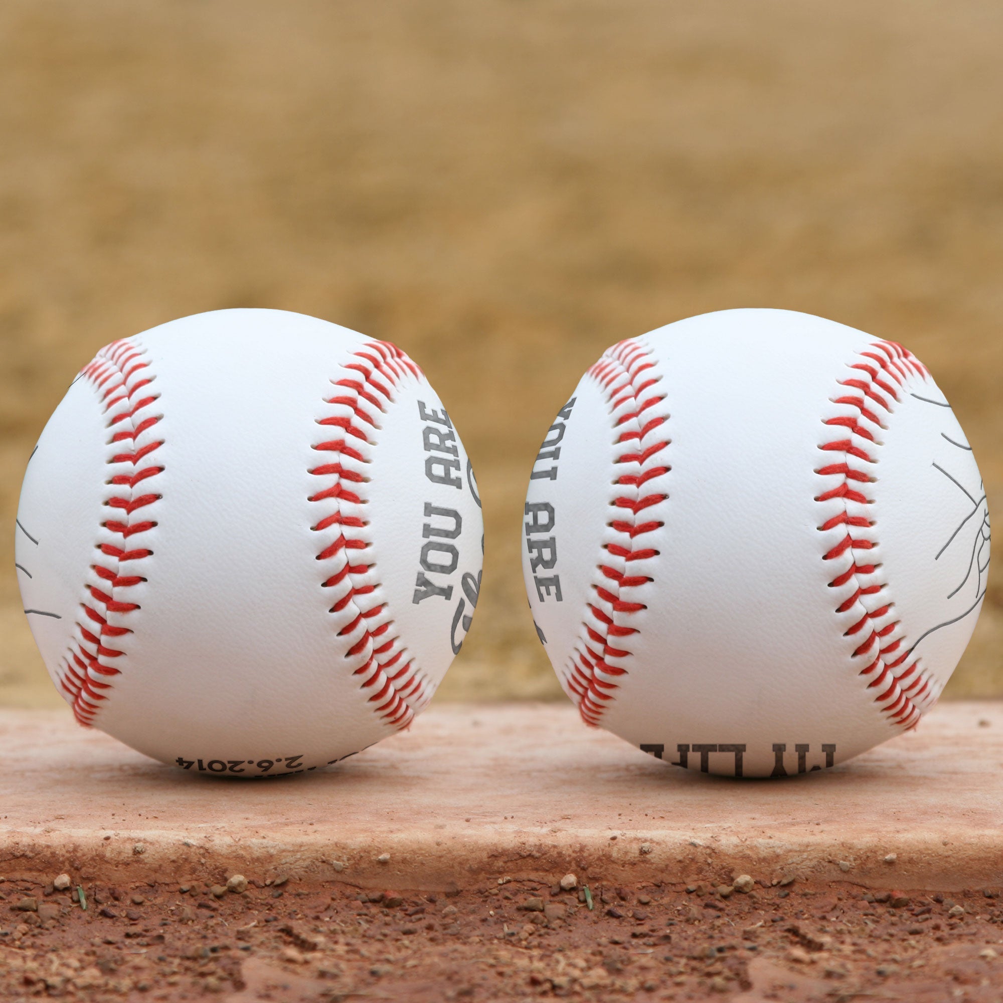 You Are The Best Catch Of My Life - Personalized Engraved Baseball