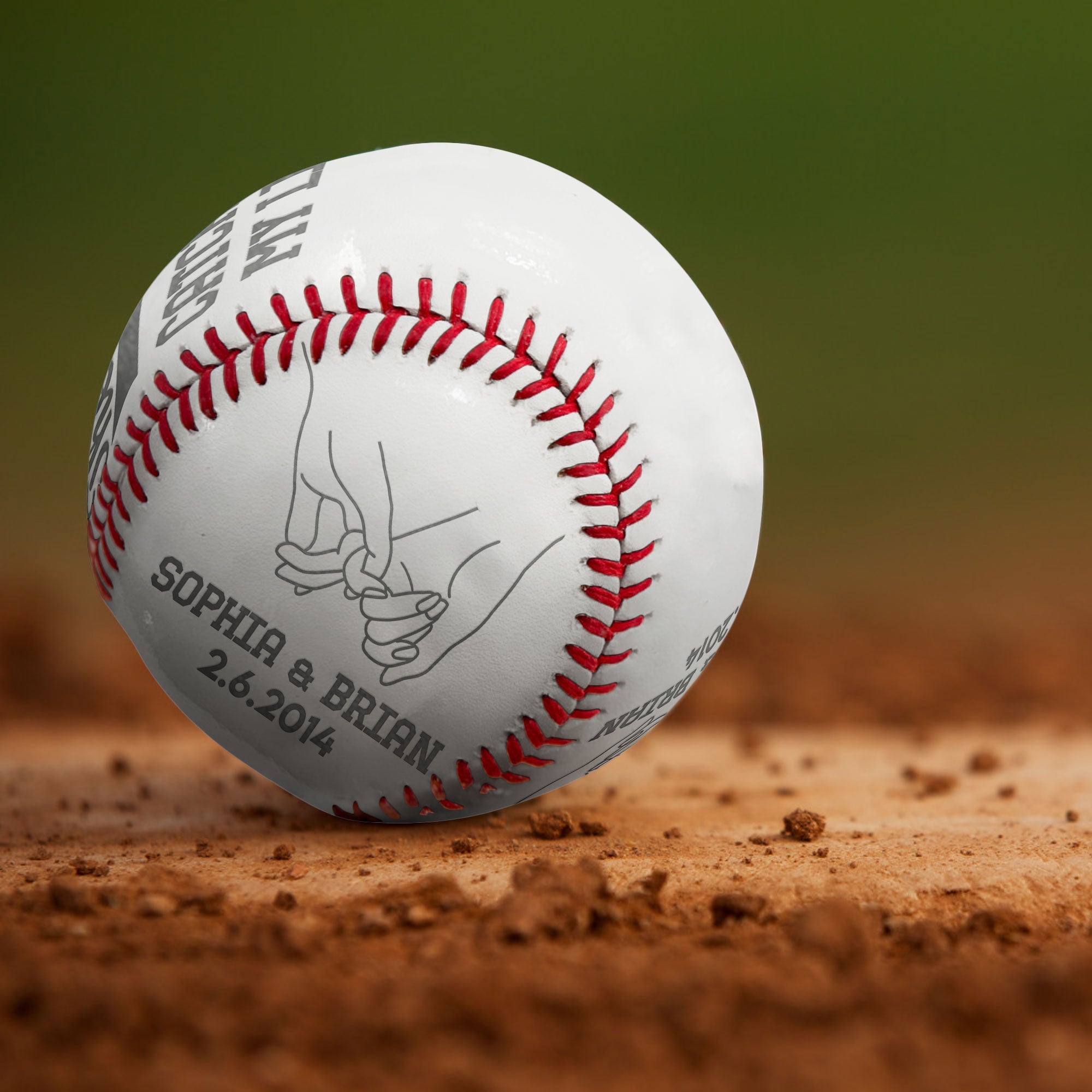 You Are The Best Catch Of My Life - Personalized Engraved Baseball