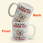 You Are The Best Doggie Dad - Personalized Mug