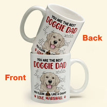 You Are The Best Doggie Dad - Personalized Mug