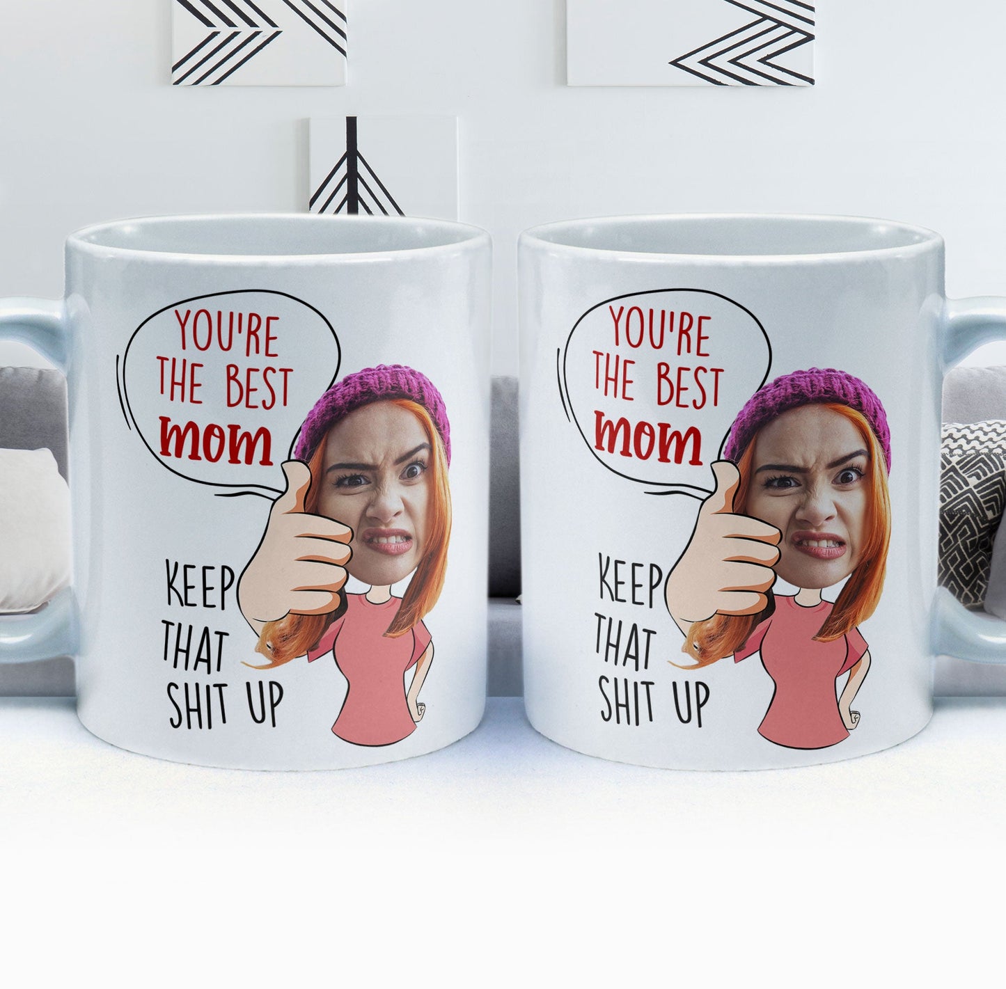 You Are The Best Mom - Personalized Photo Mug