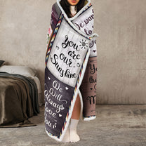 You Are The Best Mother Mother's Day Gift - Personalized Wearable Blanket Hoodie