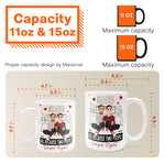 All Because Two People Swiped Right - Personalized Mug
