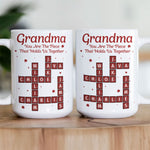 You Are The Piece That Holds Us Together - Personalized Mug