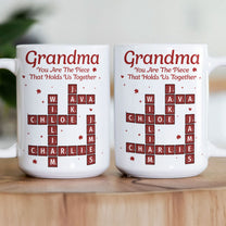 You Are The Piece That Holds Us Together - Personalized Mug