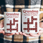 You Are The Piece That Holds Us Together - Personalized Mug