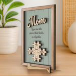 You Are The Piece That Holds Us Together Mother's Day Gift For Her - Personalized Wooden Plaque