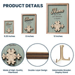 You Are The Piece That Holds Us Together Mother's Day Gift For Her - Personalized Wooden Plaque