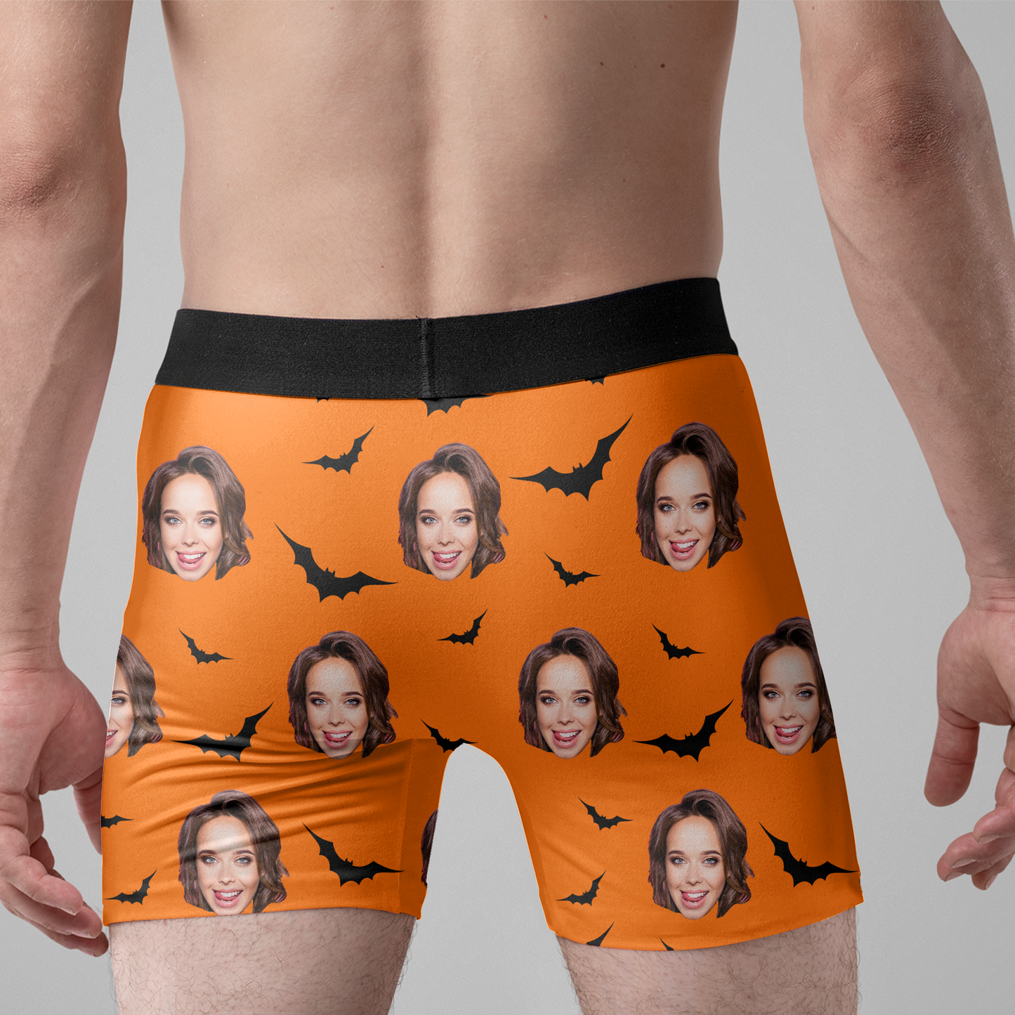 You Drive Me Batty - Personalized Photo Men's Boxer Briefs