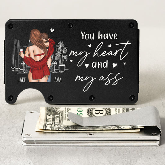 You Have My Heart - Personalized Metal Wallet