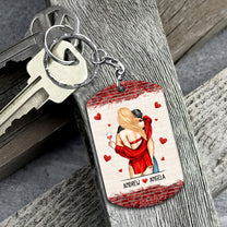 You Have My Heart And My Ass Couples Valentines - Personalized Keychain