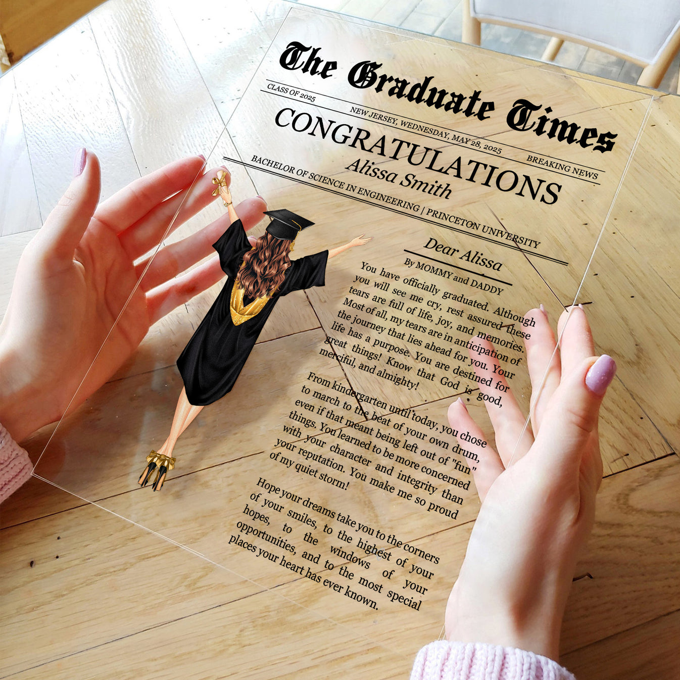 You Have Officially Graduated - Personalized Acrylic Plaque – Macorner