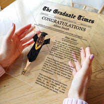 You Have Officially Graduated - Personalized Acrylic Plaque