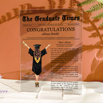 You Have Officially Graduated - Personalized Acrylic Plaque