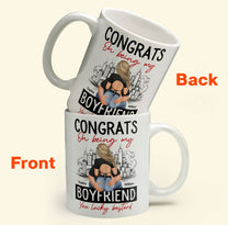 Congrats On Being My Boyfriend, You Lucky Bastard - Personalized Gifts —  GearLit