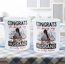 You Lucky Bastard - Personalized Mug