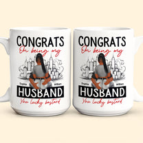 You Lucky Bastard - Personalized Mug