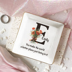 You Make The World A Better Place - Personalized Jewelry Dish