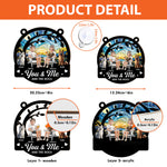 You, Me & The Dogs - Personalized Window Hanging Suncatcher Ornament