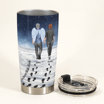 You Never Walk Alone - For Loss Of Loved Ones Memorial - Personalized Tumbler Cup