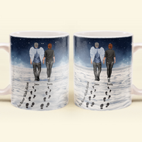 You Never Walk Alone - Memorial Gift For Loss Of Loved Ones - Personalized Mug