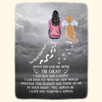 You Never Walk Alone Pet Loss Memorial - Personalized Blanket