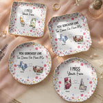 You Seriously Live Too Damn Far From Me Long Distance Custom States - Personalized Jewelry Dish