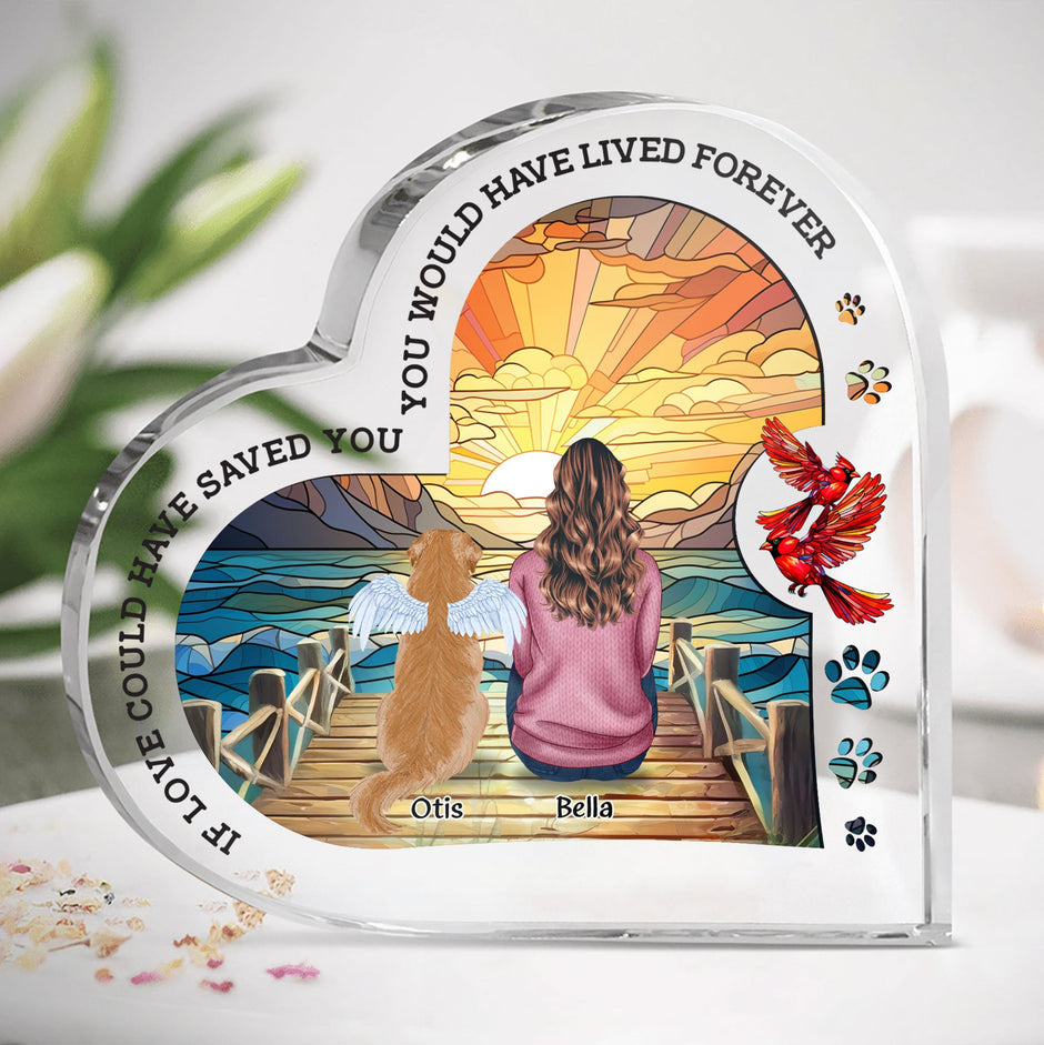 Personalized Memorial Acrylic Plaque - Memorial Gift Idea For Horse Owner - Upload Horse Photo - Our Hoofbeats Were Many But Our Hearts Beat As One main image 1