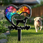 You Were My Favorite Hello & My Hardest Goodbye Dog Loss - Personalized Garden Stake