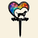You Were My Favorite Hello & My Hardest Goodbye Dog Loss - Personalized Garden Stake