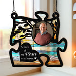 You Will Always Be My Missing Piece - Personalized Photo Window Hanging Suncatcher Ornament