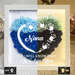 You Will Know That We Love You - Personalized Flower Shadow Box With LED Light