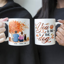 You & Me And The Dog - Personalized Mug